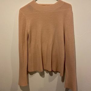 blush pink sweater
